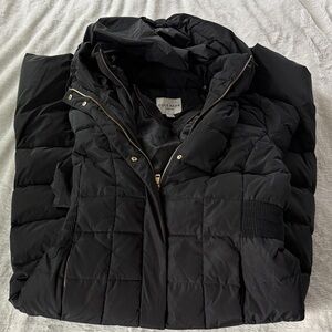 Cole Haan Black Quilted Puffer Jacket